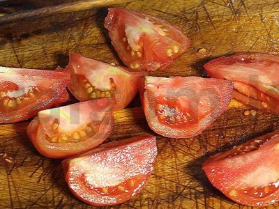 Burrata su pesto ir kaparėliais Žingsnis 8