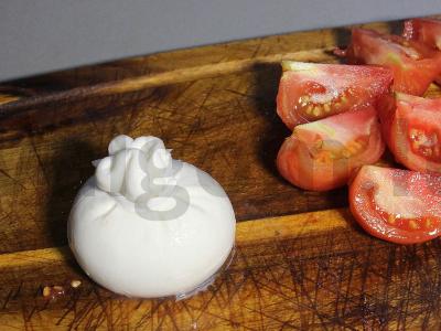 Burrata su pesto ir kaparėliais Žingsnis 9
