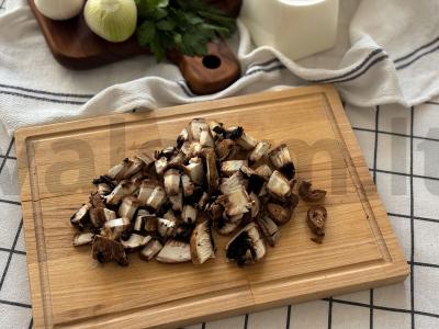 Grybų krem-supas daržovių sultinyje Žingsnis 2