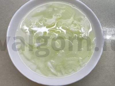 Salotos su granatais ir jautiena vakarienei Žingsnis 1