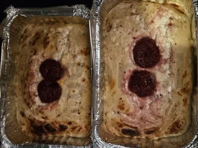 Švelni varškės suflė apkepas su braškėmis Žingsnis 4