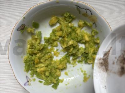 Avokado užtepas su sėklomis Žingsnis 2
