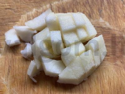 Kefyro, jogurto, avižinių dribsnių ir aviečių apkepas Žingsnis 3