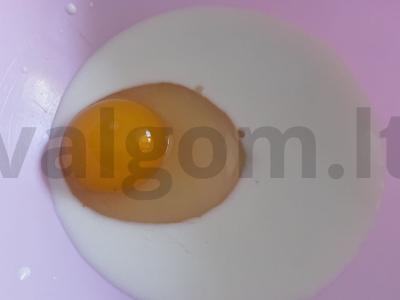 Mini blynai su vaisių skoniu Žingsnis 1