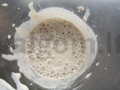 Varškės kokteilis su kefyru, kakava ir šokoladu Žingsnis 3