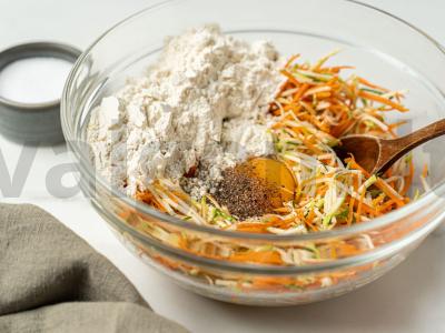 Morkų-cukinijų blynai Žingsnis 3