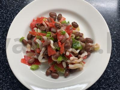 Salotos su pupelėmis, imbieru, kalmarais ir ridikėliais Žingsnis 6