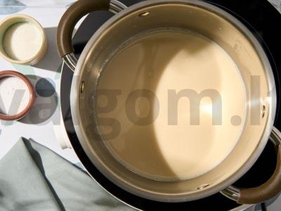 Kokosų ryžių košė „Bounty“ Žingsnis 1