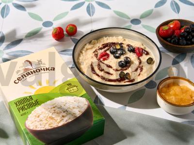 Kokosų ryžių košė „Bounty“ pagrindine nuotrauka