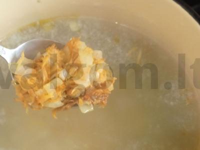 Sriuba su makaronais iš silkės pomidorų padaže Žingsnis 6