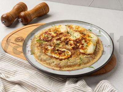 Keptas Adygei sūris su kiaušiniais pagrindine nuotrauka