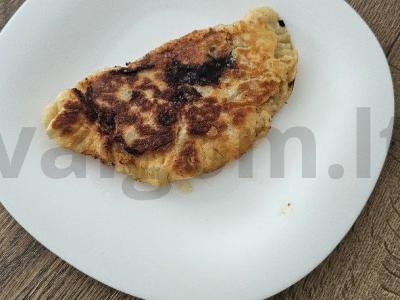 Namų čeburekai su faršu ir žolelėmis Žingsnis 11