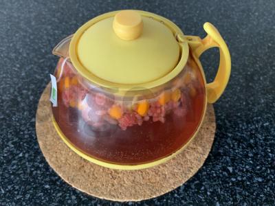 Arbata su avietėmis, spanguolėmis, šaltalankiais ir limonu Žingsnis 5