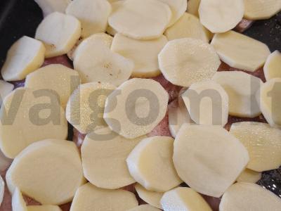 Mėsa prancūziškai su paprika Žingsnis 2