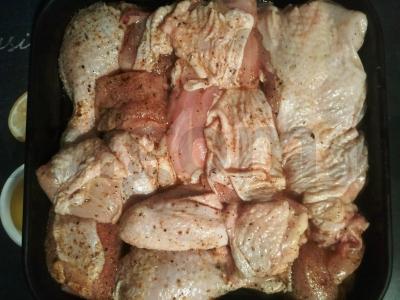 Vištiena garstyčių marinate vakarienei Žingsnis 2