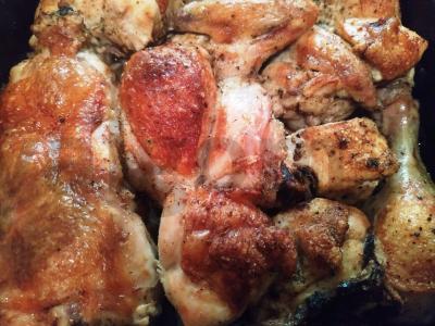 Vištiena garstyčių marinate vakarienei Žingsnis 3