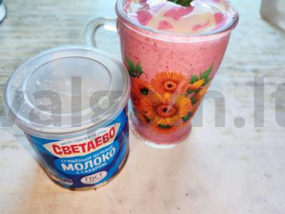 Minkštas braškinis ledas su džiovinta mėta Žingsnis 5