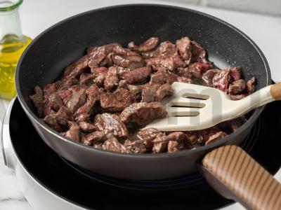 Gruzinų solianka Žingsnis 1