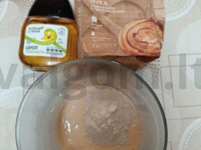 Tartaletės su bananais ir topinambūru Žingsnis 2