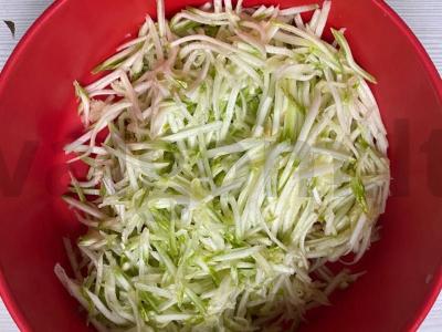 Aštrus užkandis iš cukinijos ir morkų Žingsnis 5