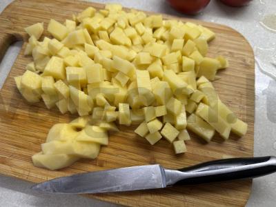 Čanachi su kiauliena pietums Žingsnis 2