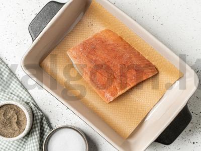 Lašiša po daržovių kepure orkaitėje Žingsnis 4