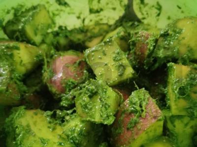 Kaimiškas pusryčių patiekalas su bulvėmis Žingsnis 4