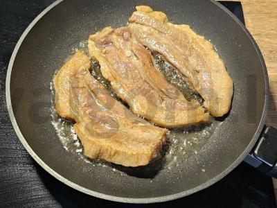 Spagečiai su mėsa ir pupelėmis Žingsnis 4