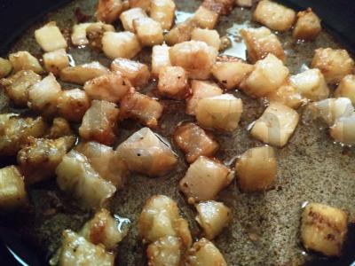 Salotas su traškiais baklažanais, pomidorais ir mocarela Žingsnis 2