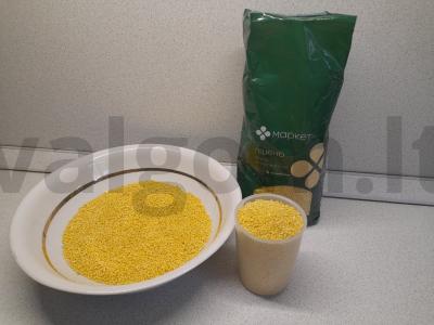 Kukurūzų garnyras su moliūgu ir pomidorų pasta Žingsnis 2