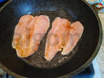 Salotas su vištiena, daržovėmis ir džiovintais abrikosais Žingsnis 2