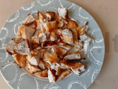 Salotas su vištiena, daržovėmis ir džiovintais abrikosais Žingsnis 4