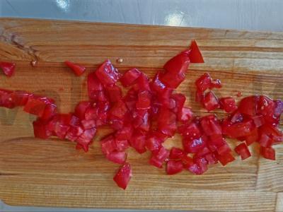 Salotas su vištiena, daržovėmis ir džiovintais abrikosais Žingsnis 6