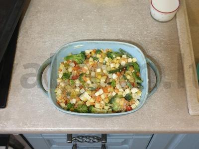 Menkių filė, kepta su ryžiais ir daržovėmis Žingsnis 2