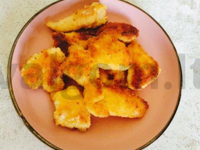 Švelnūs vištienos nagetai keptuvėje Žingsnis 6