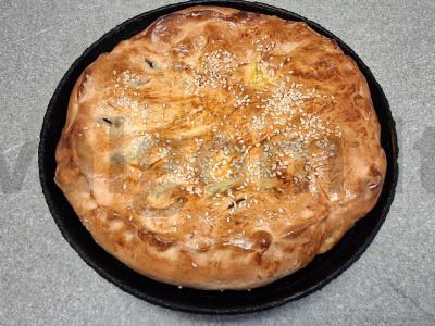 Pyragas su kiaulienos faršu arbatai Žingsnis 8