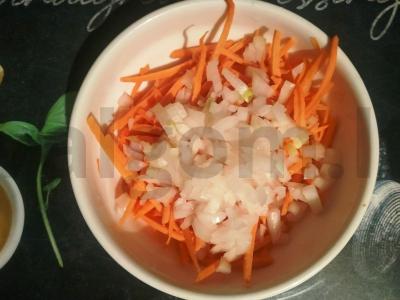 Įdarytas patisonas vakarienei Žingsnis 1