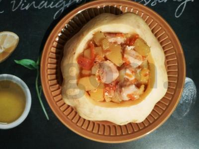 Įdarytas patisonas vakarienei Žingsnis 4