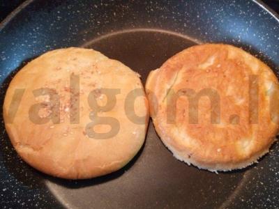 Namų burgeris su jautienos kotletu Žingsnis 3