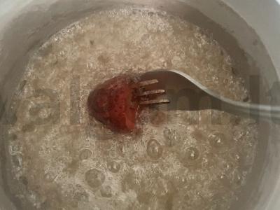 Braškės cukraus apvalkale Žingsnis 4