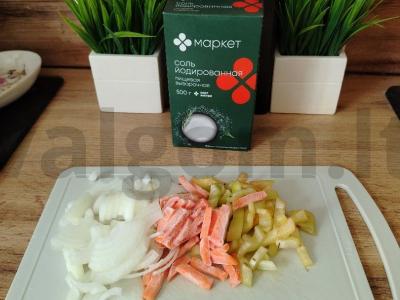 Grikių košė su mėsa ir daržovėmis vakarienei Žingsnis 1