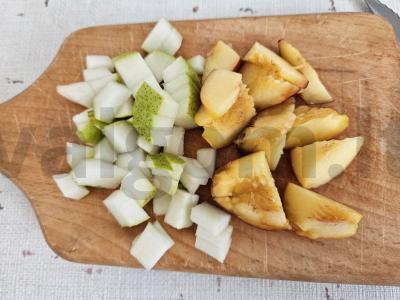 Granola su šviežiais vaisiais Žingsnis 1