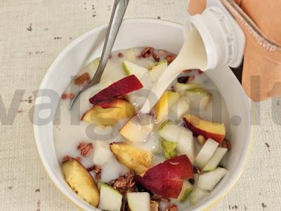 Granola su šviežiais vaisiais Žingsnis 3