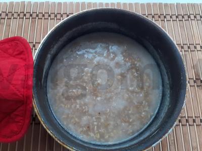 Avižinė pieno košė su šilkmedžiu ir cinamonu Žingsnis 1