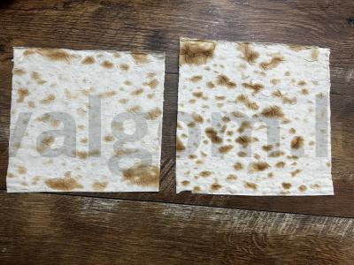 Kiaušinienė lavaše su pomidoru, dešra ir Adygei sūriu Žingsnis 1