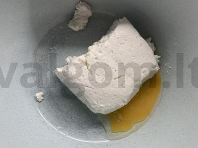 Koldūnai su sūriu skamorca Žingsnis 1