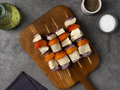 Grilio haloumi šašlykai Žingsnis 2