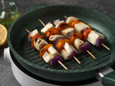 Grilio haloumi šašlykai Žingsnis 3