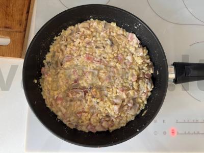 Pasta pttim su bekonu ir grybais per 20 minučių Žingsnis 3