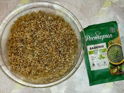 Perlo košė su grybais Žingsnis 1